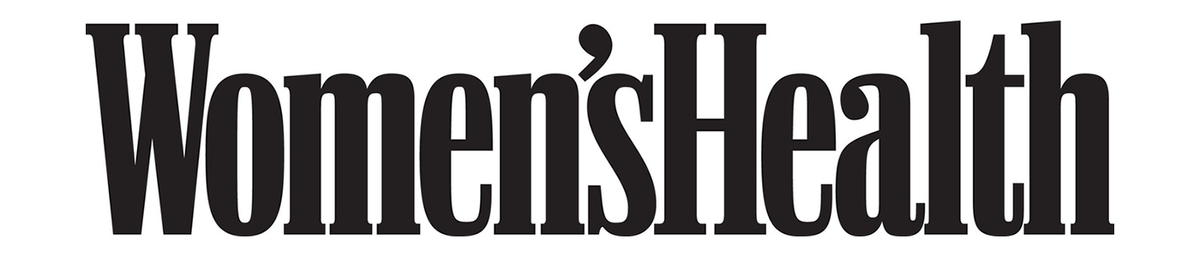 Logo for *Women’s Health*, featuring bold black serif typography with strong, tall lettering that conveys empowerment, confidence, and authority in wellness, fitness, and lifestyle content.