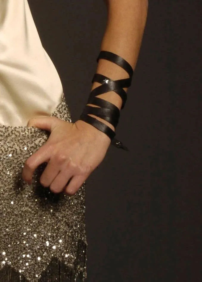 ALEX Snake Wrap Leather Neck Fav Accessory Rock Sensual Adorn Bind