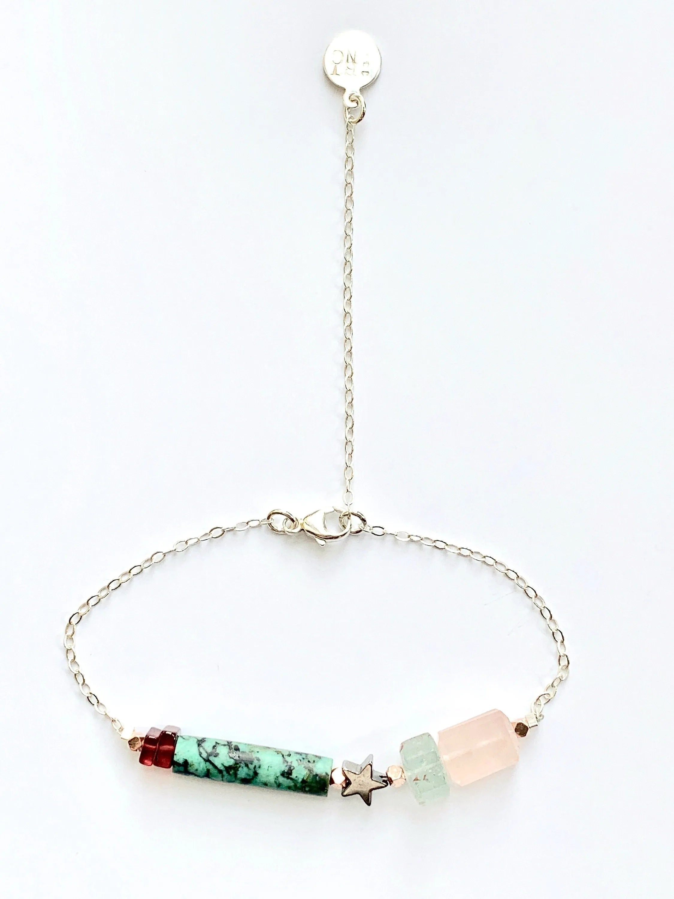 ANXIETY (Release Me) Bracelet Minimal Bohemian Fine Crystals Gems