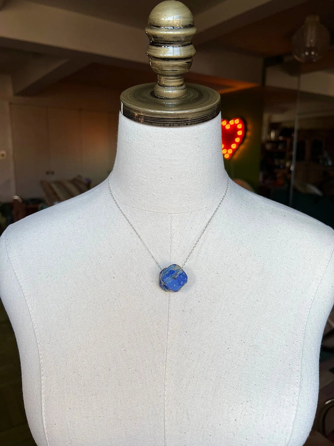 ATTICUS Necklace Lapis Lazuli 14K Gold Or Sterling Silver