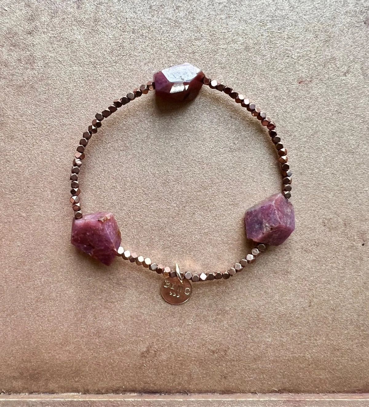 AURORA Ruby Bracelet 46-72 Carats Bohemian Modern Natural Gems