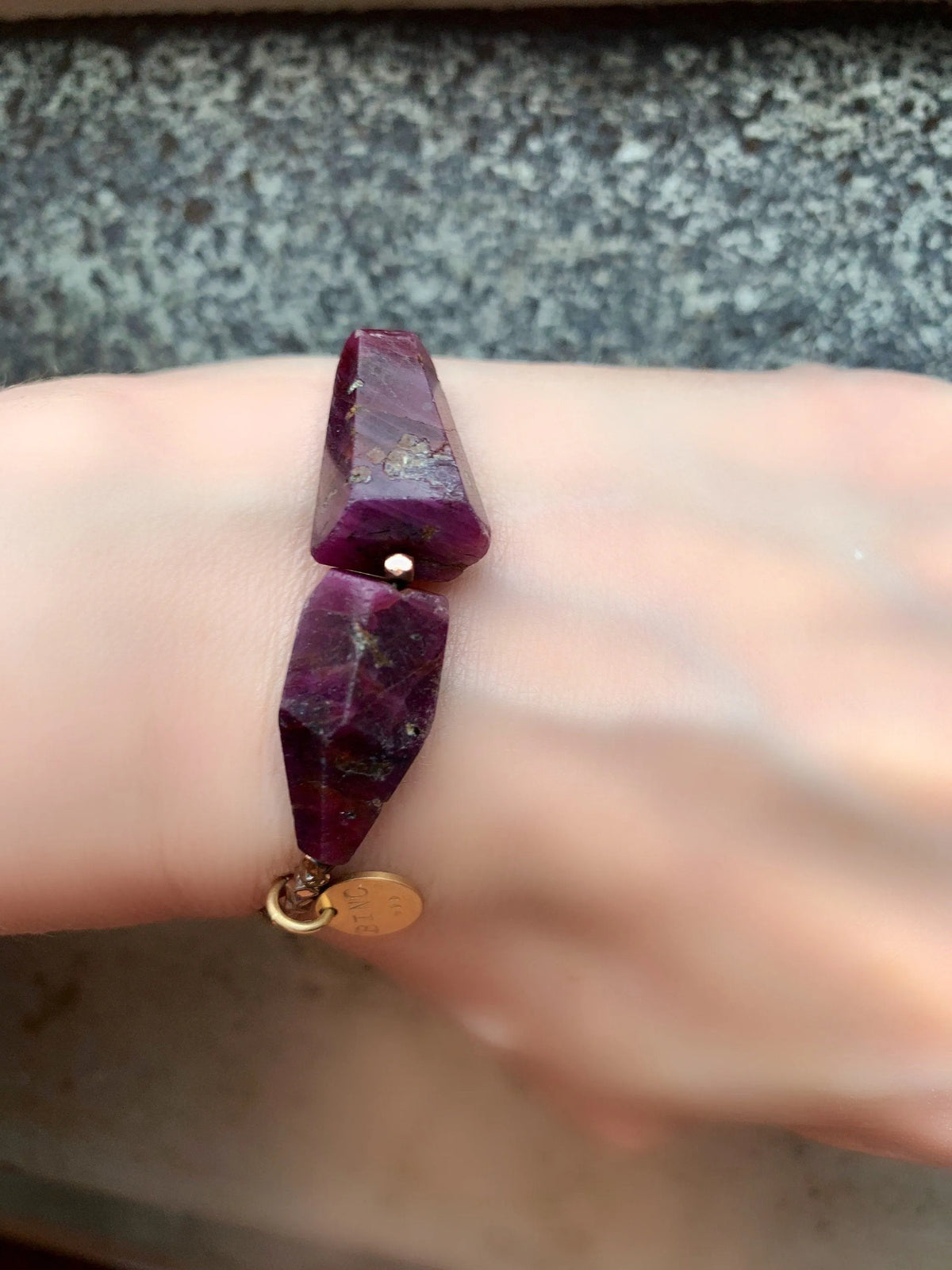 AURORA Ruby Bracelet 46-72 Carats Bohemian Modern Natural Gems