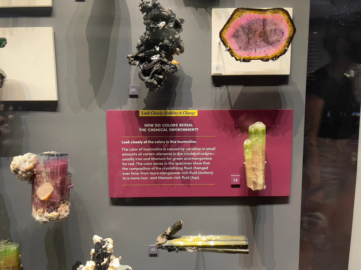 BEATRIX Earrings Tourmaline Triangle Charms Healing Crystals Boho