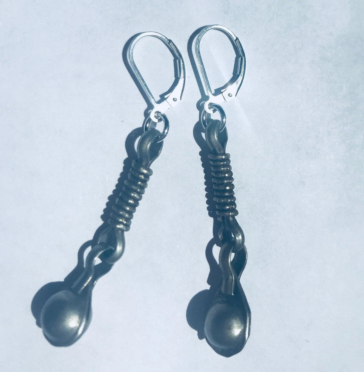 CHARLOTTE Earrings Bohemian Splurge Rare Kuchi Tribal Repurposed Antiques