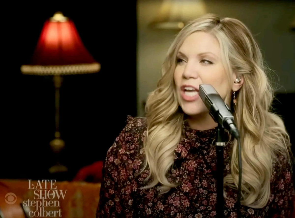 DAYTON Earrings worn by Alison Krauss on Stephen Colbert Lapis Lazuli