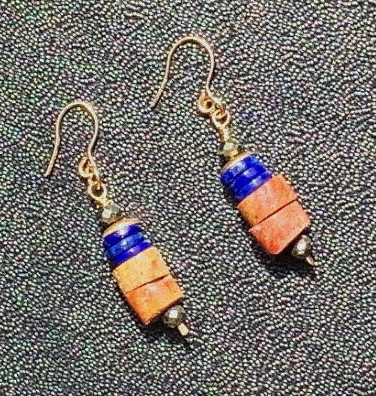 DAYTON Earrings worn by Alison Krauss on Stephen Colbert Lapis Lazuli