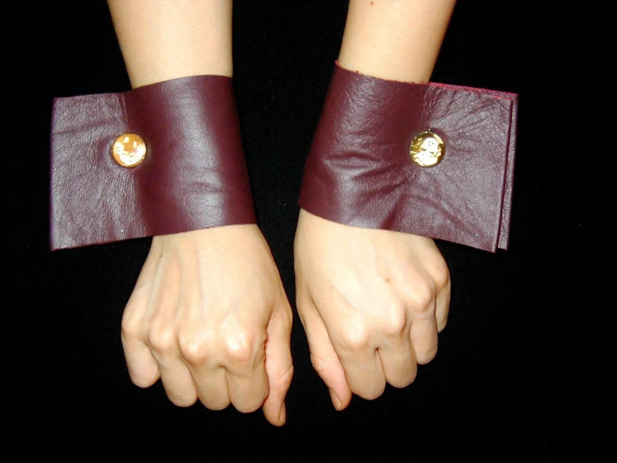 DREW French Cuffs Lavish Textiles Fine Leather Antique Cufflinks