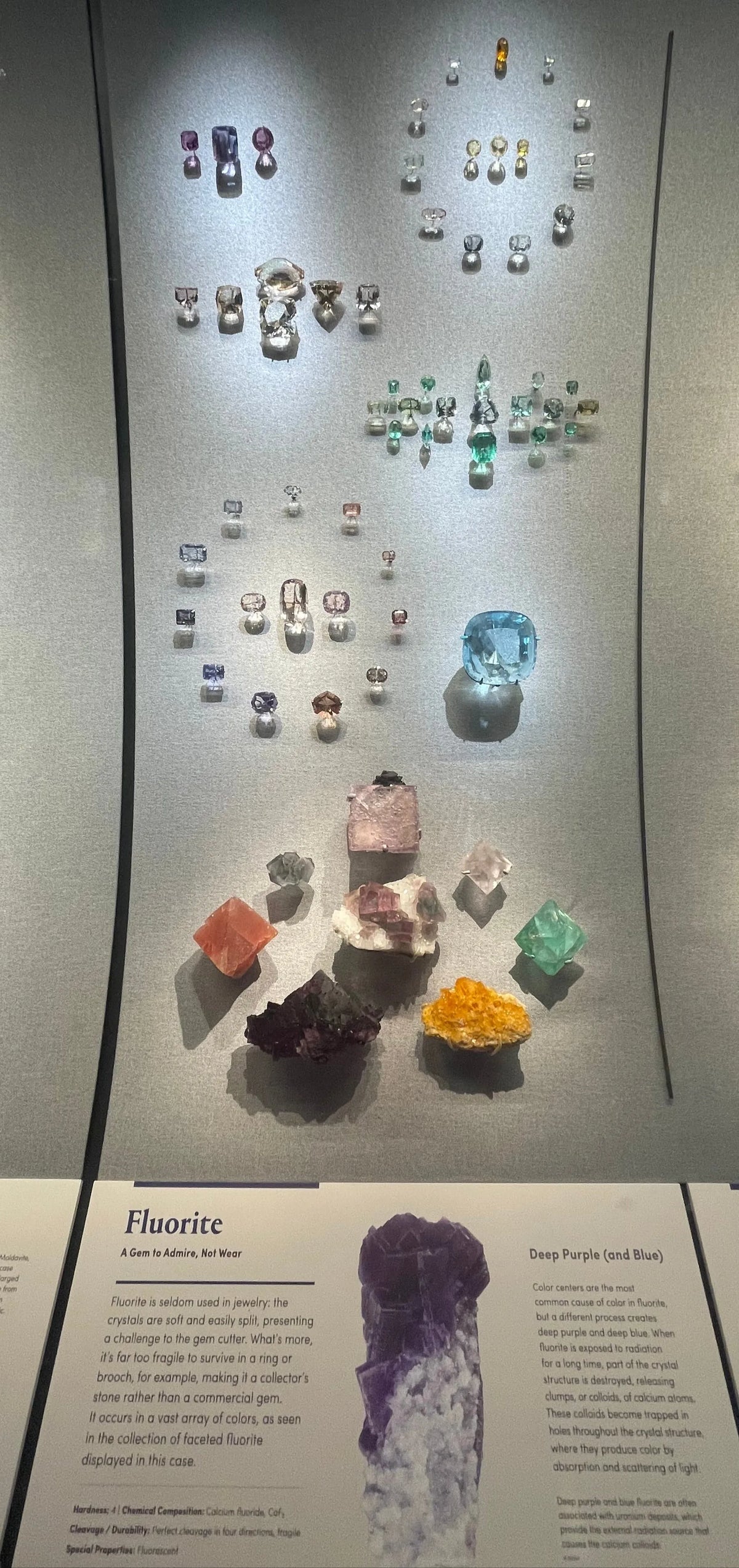 ELLA Faceted Fluorite Rainbow Yielding Jeweled Earrings