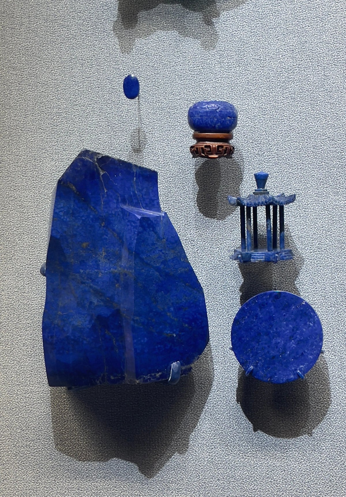 EMMA Lapis Pendant Necklace Gold or Silver Chain Love Resort Vibes