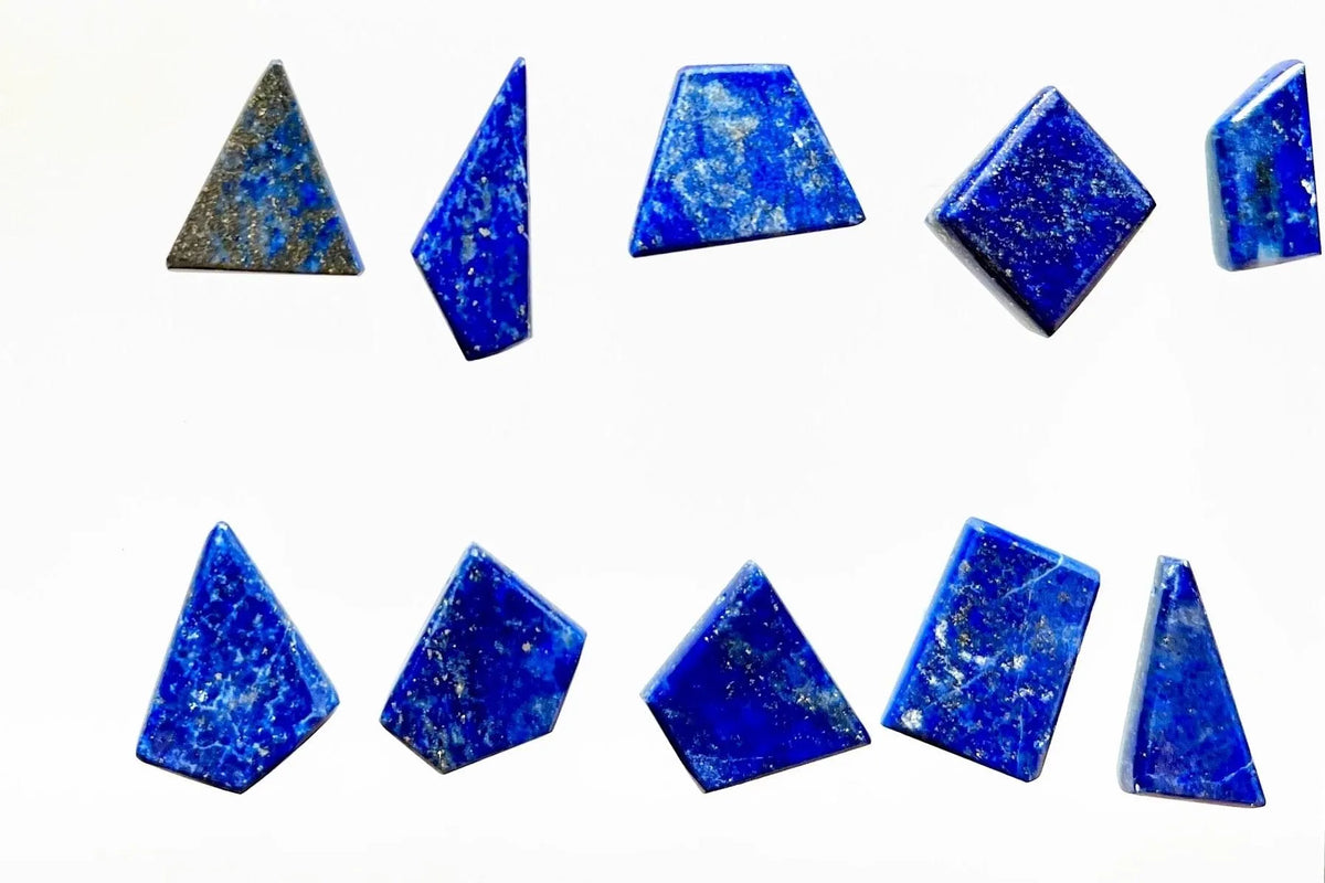 EMMA Lapis Pendant Necklace Gold or Silver Chain Love Resort Vibes