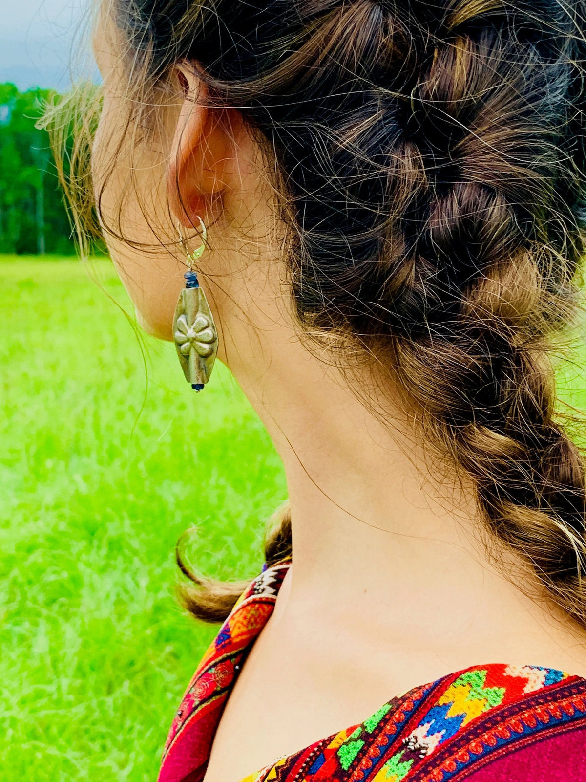 FLORA Earrings on Alison Krauss CBS Saturday Sessions Flower Charm