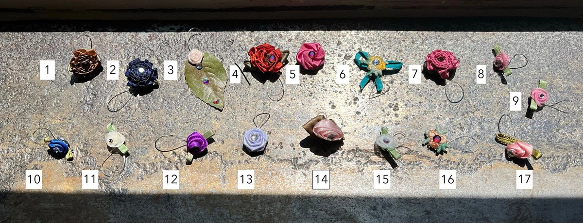 FLOWER CHILD Toe Or Finger Ribbon Ring Swarovski Crystals