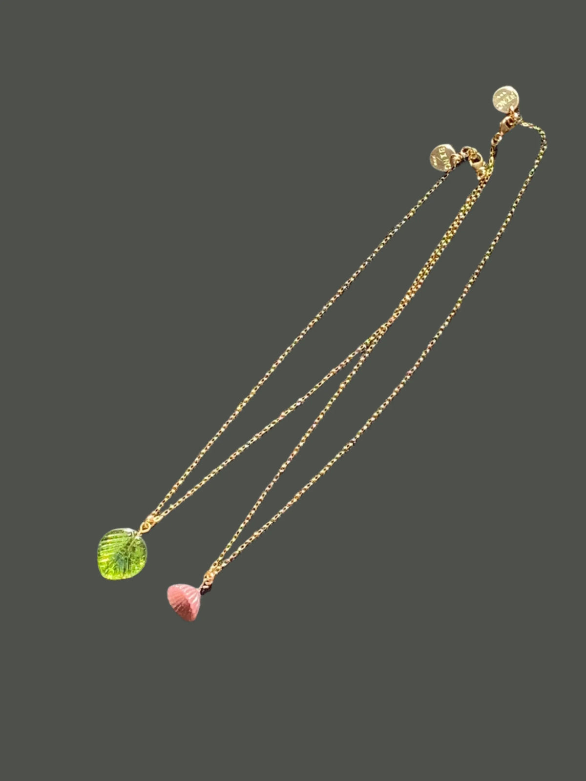 FRUIT HOOPS Necklace Bracelet Repurposed 1940-70's Glass Charms