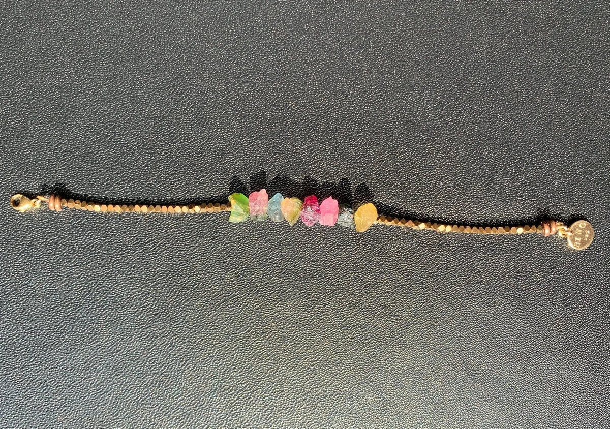 GOGO Tourmaline Bracelet Magical Healing Crystal Jewelry Resort