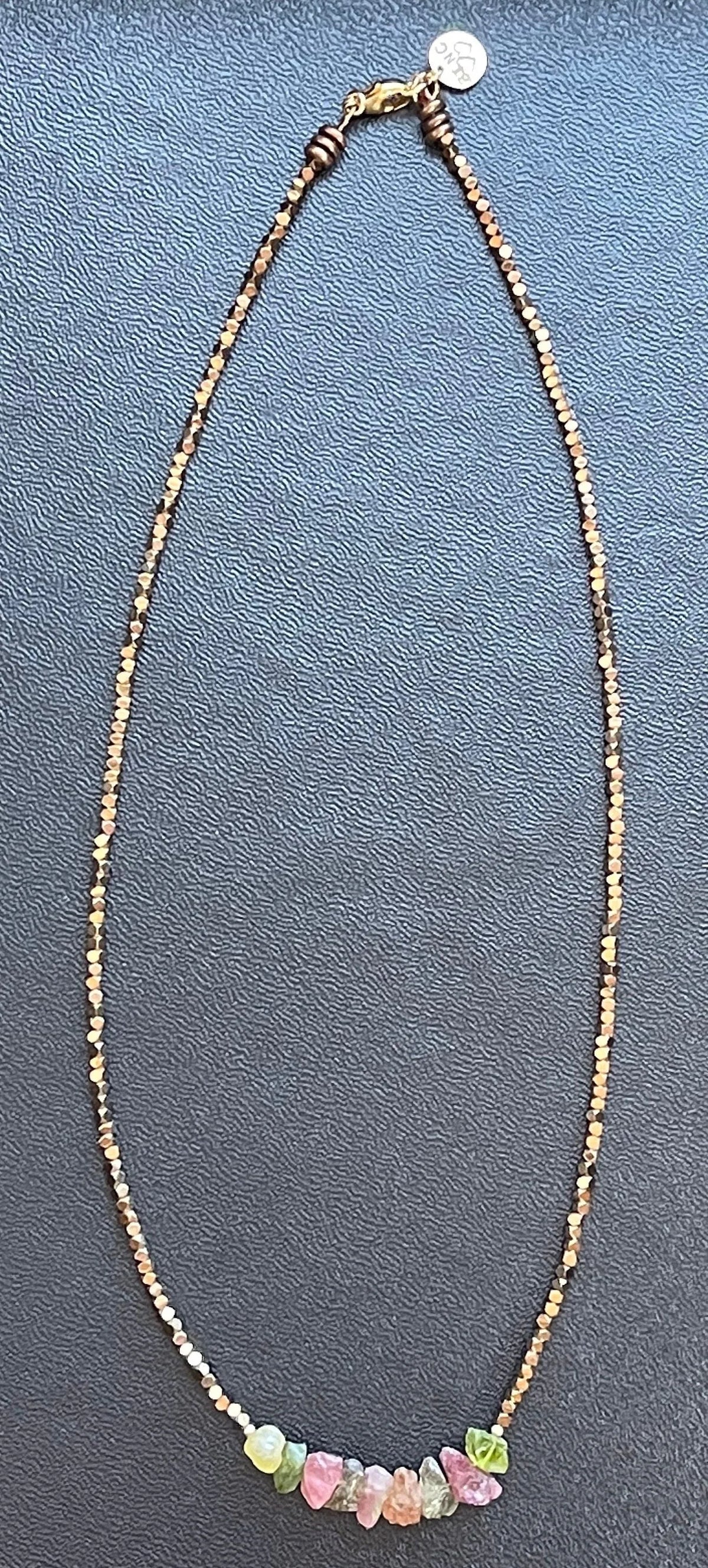 GOGO's SISTER Tourmaline Necklace 35 c. Magical Healing Crystal