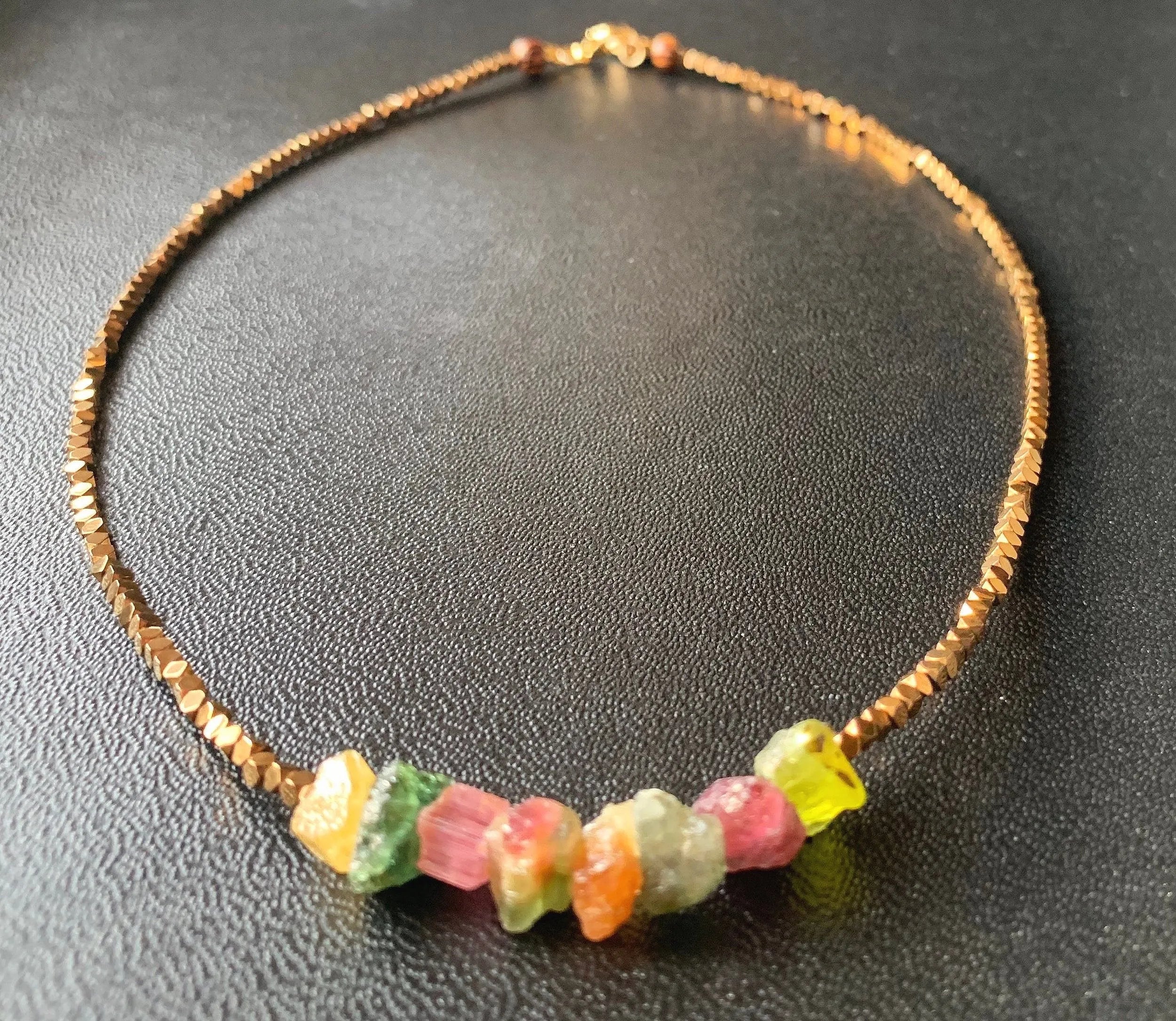 GOGO's SISTER Tourmaline Necklace 35 c. Magical Healing Crystal