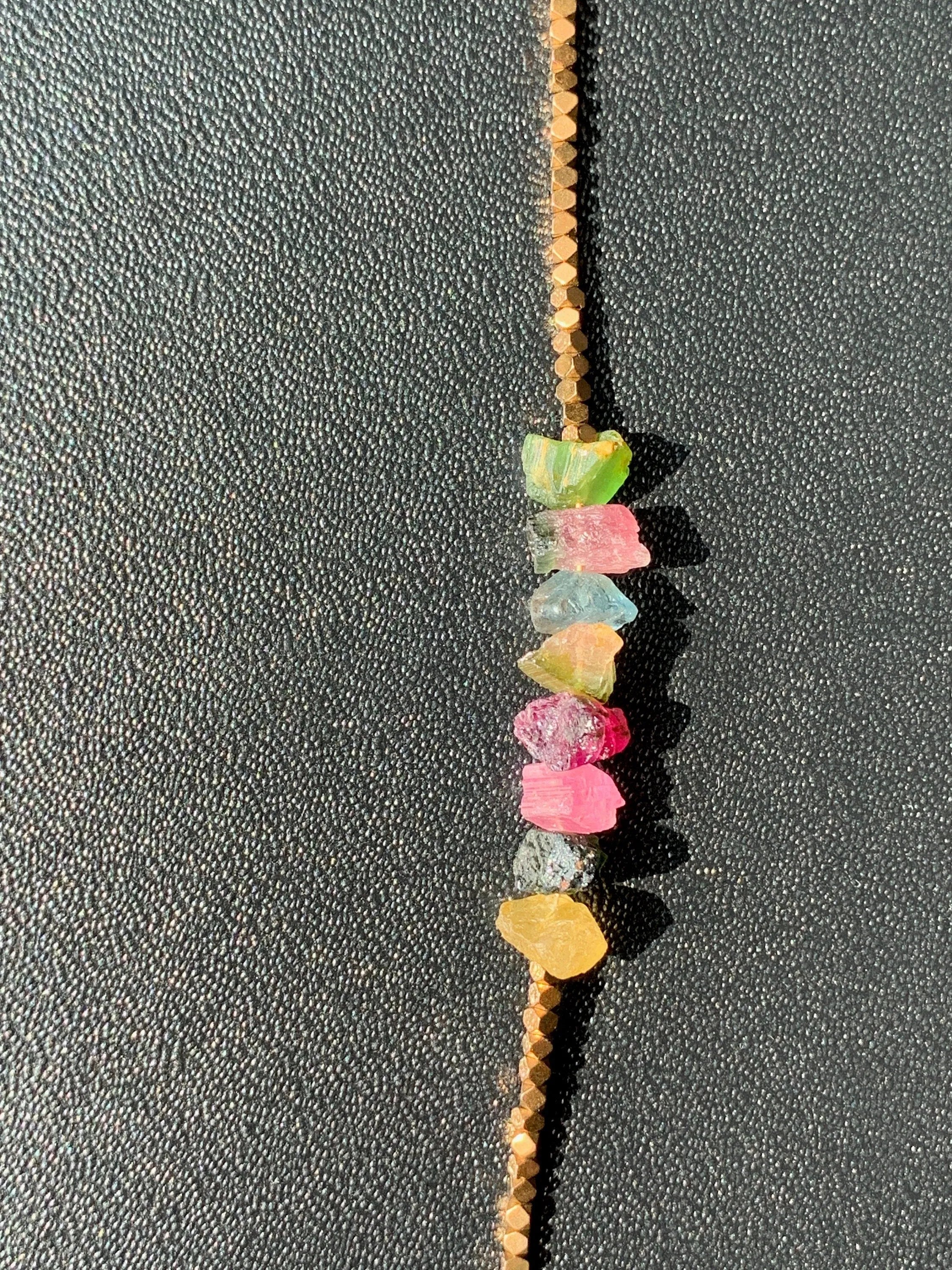 GOGO's SISTER Tourmaline Necklace 35 c. Magical Healing Crystal