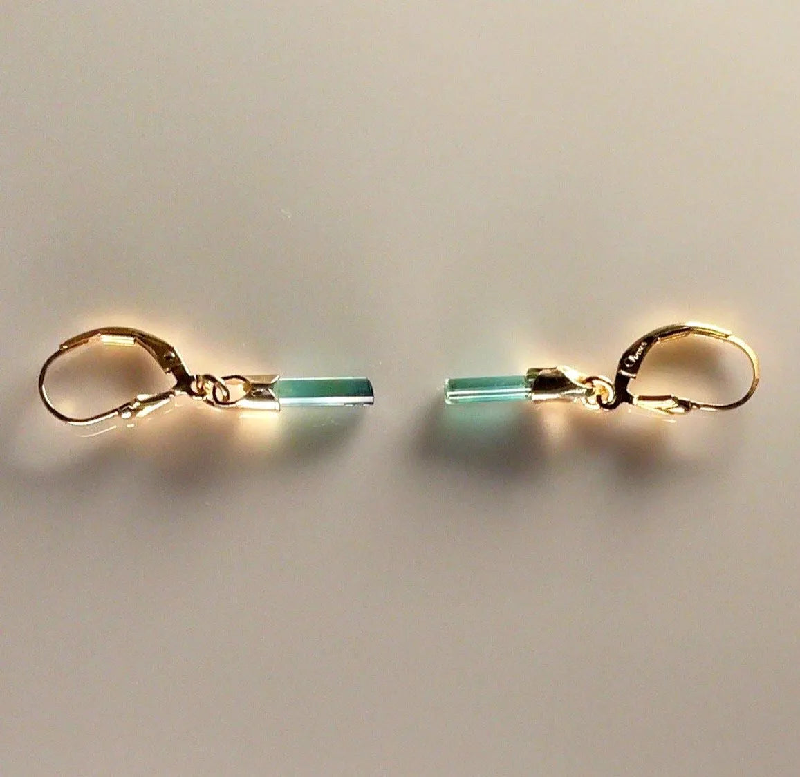 GROVE Earrings on Alison Krauss in NYT Indicolite Tourmaline 14K Gold