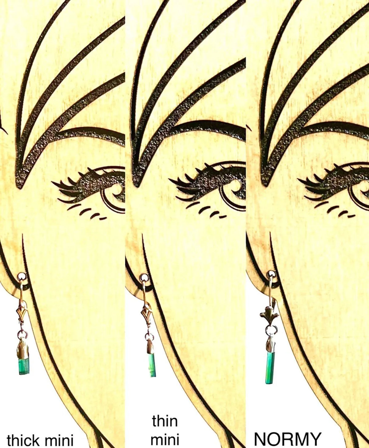GROVE Earrings on Alison Krauss in NYT Indicolite Tourmaline 14K Gold