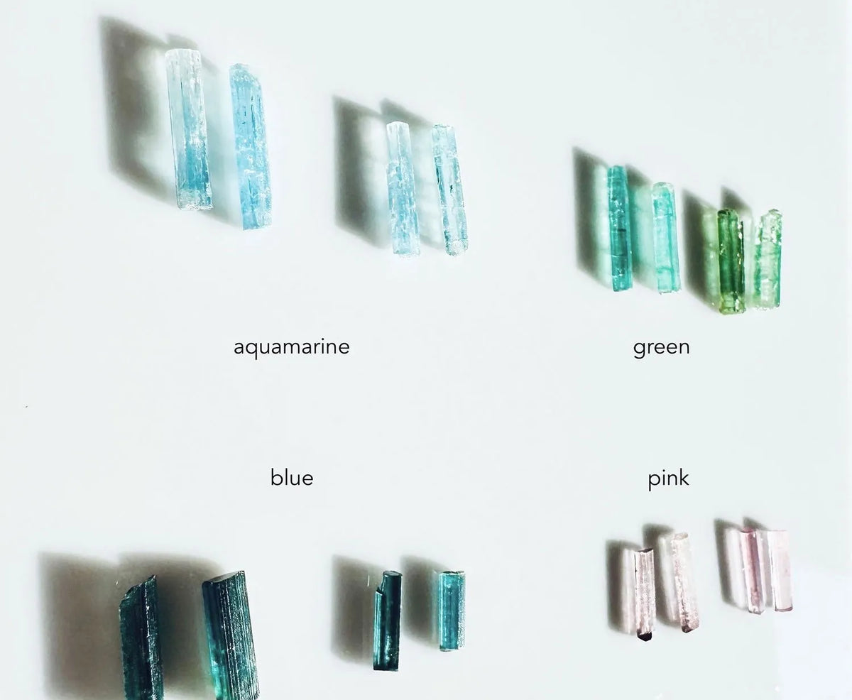 GROVE Earrings on Alison Krauss in NYT Indicolite Tourmaline 14K Gold