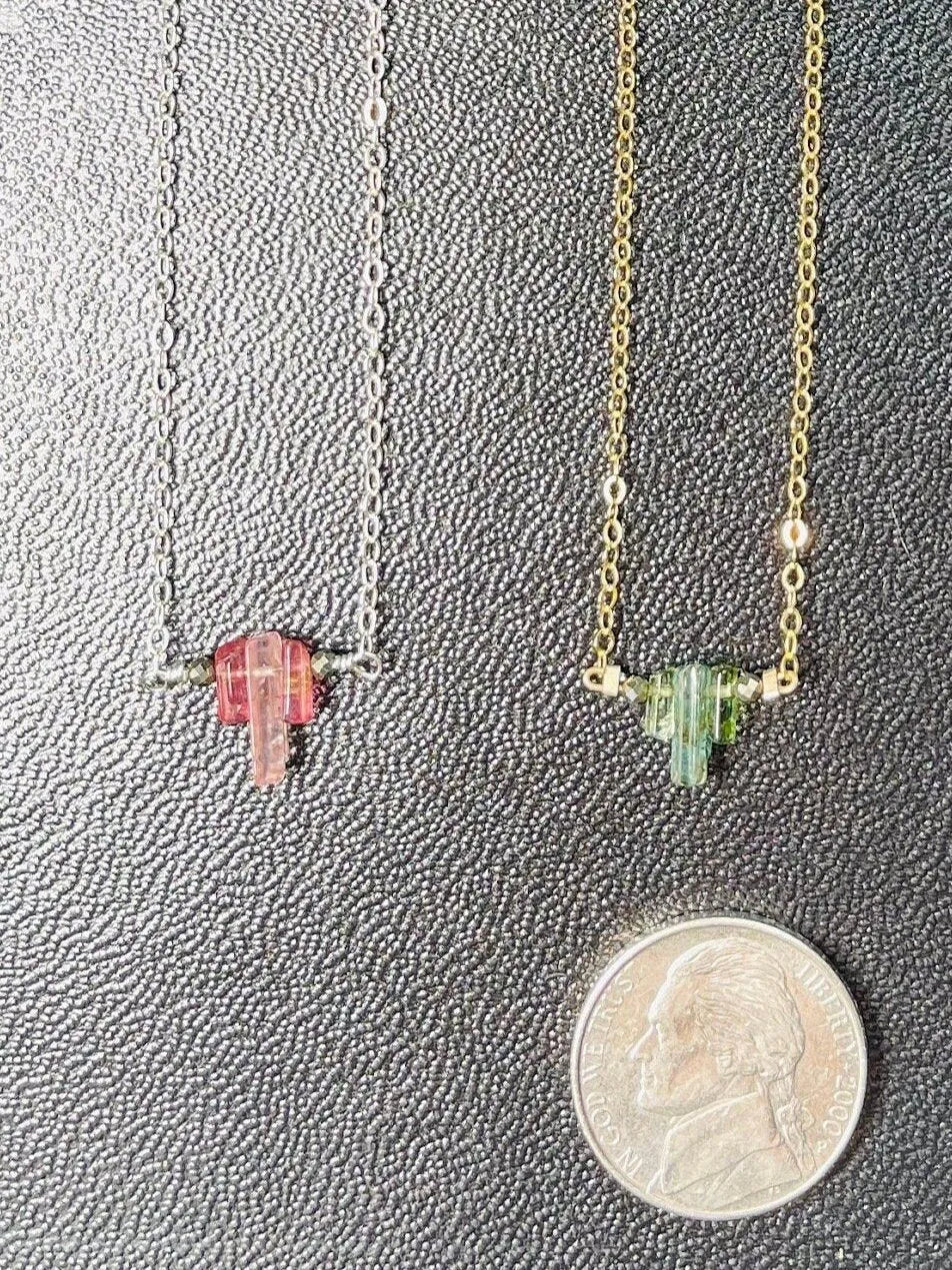 HASTINGS Choker Tourmaline Crystal Monochromatic Bridgerton Vibes