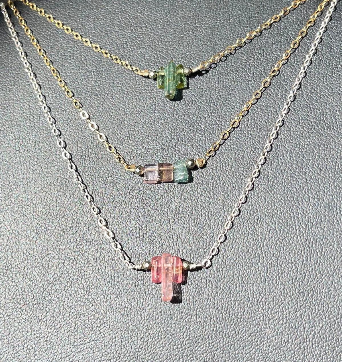 HASTINGS Choker Tourmaline Crystal Monochromatic Bridgerton Vibes