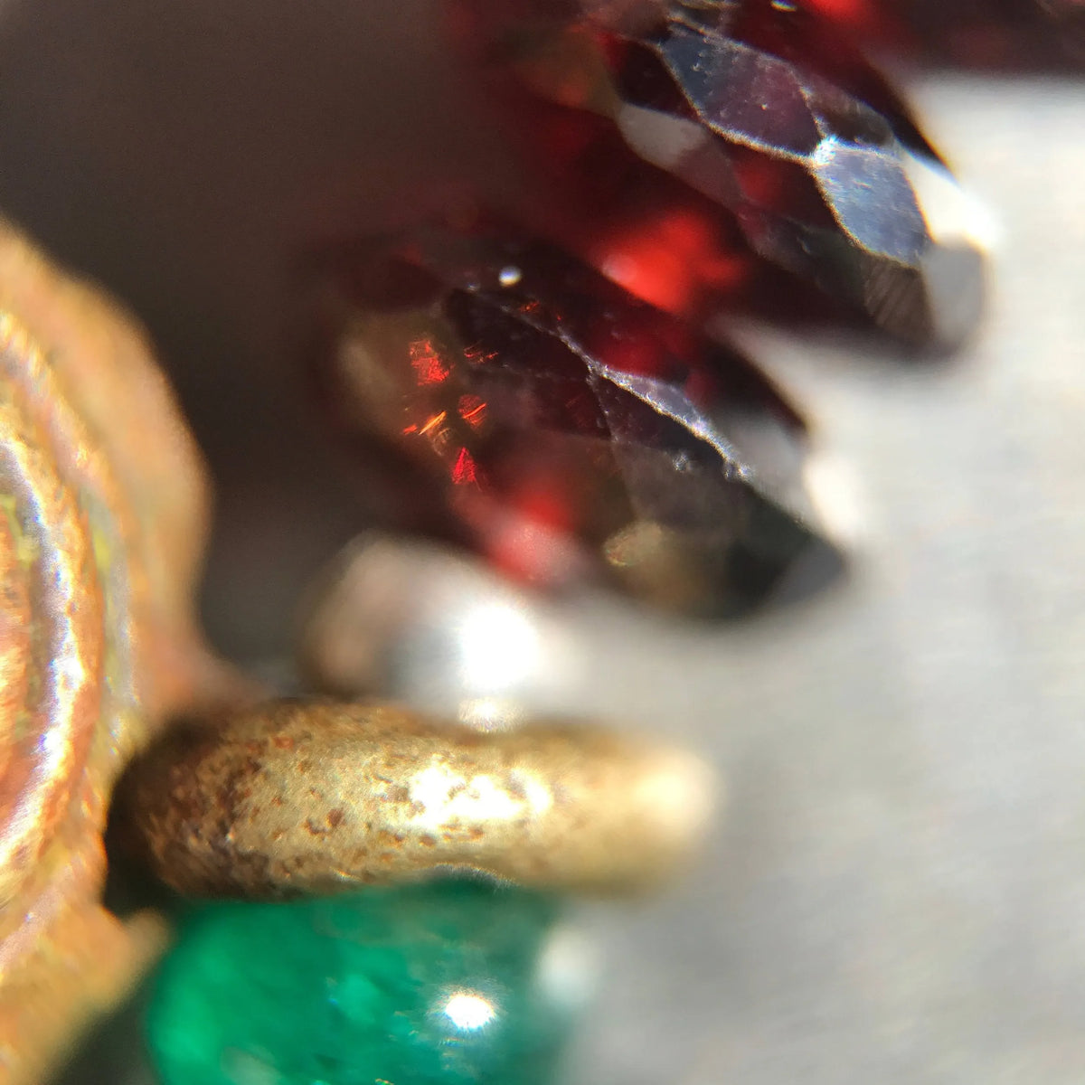 JULES Bracelet Precious Gems Emeralds Turquoise Talisman