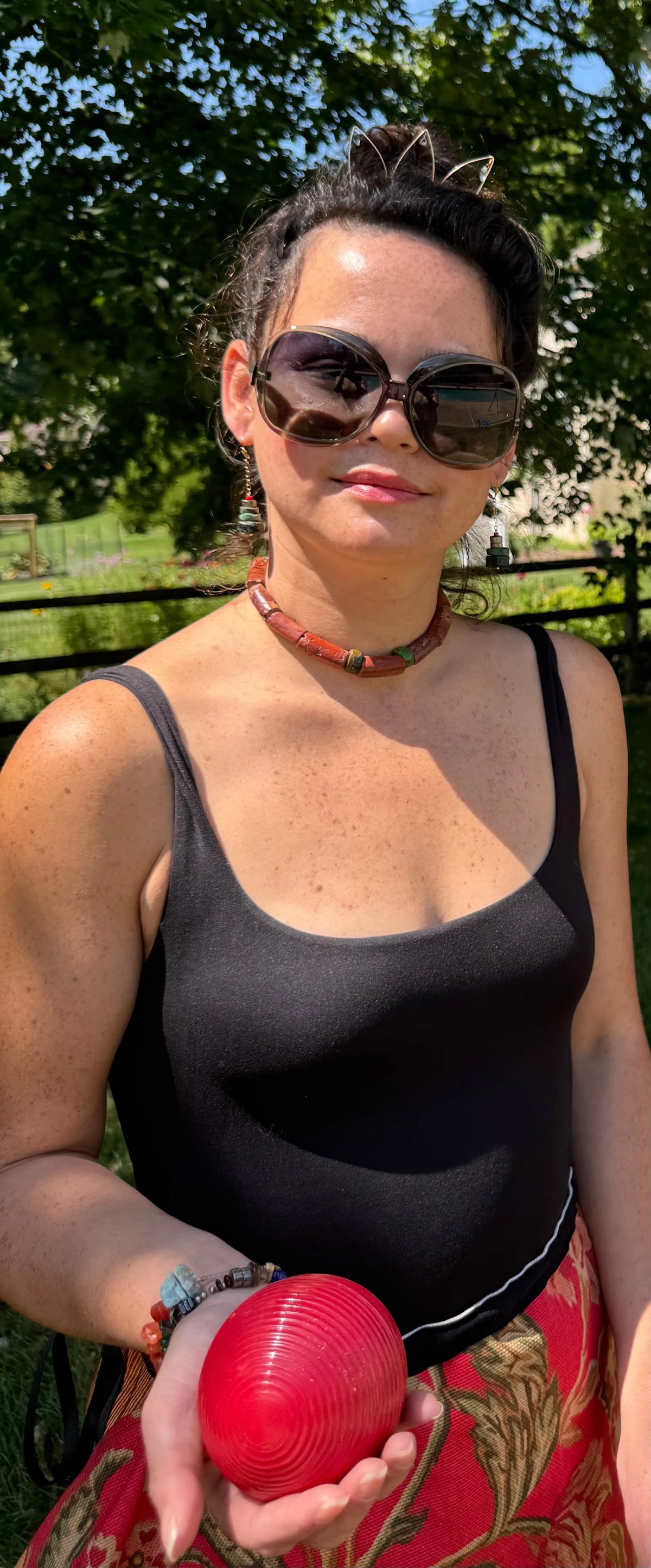 KENNEDY Earrings Beach Resort Turquoise Pyrite Tribal Meets Boho