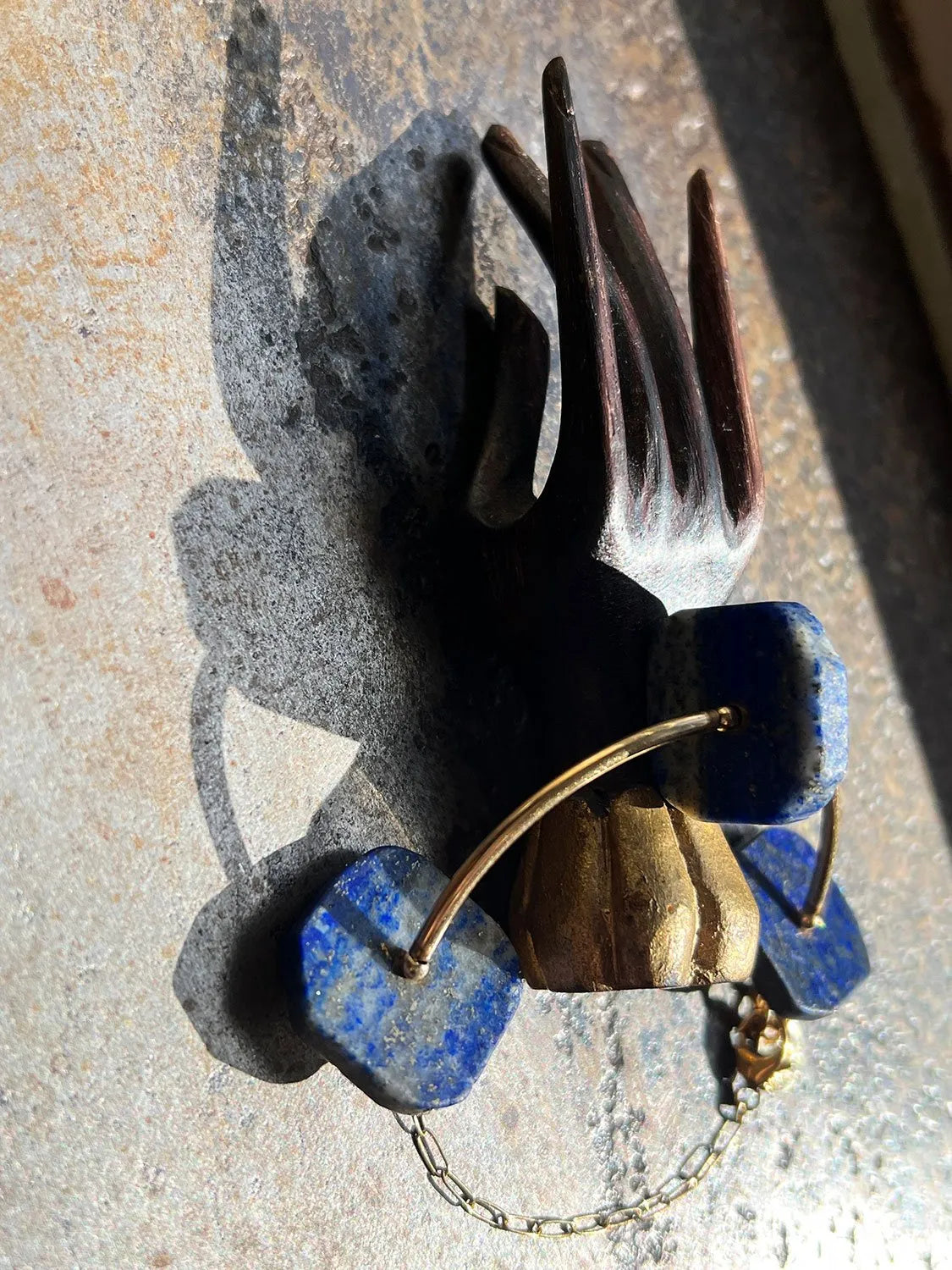 LEVI Bracelet Lapis Lazuli 14K Gold