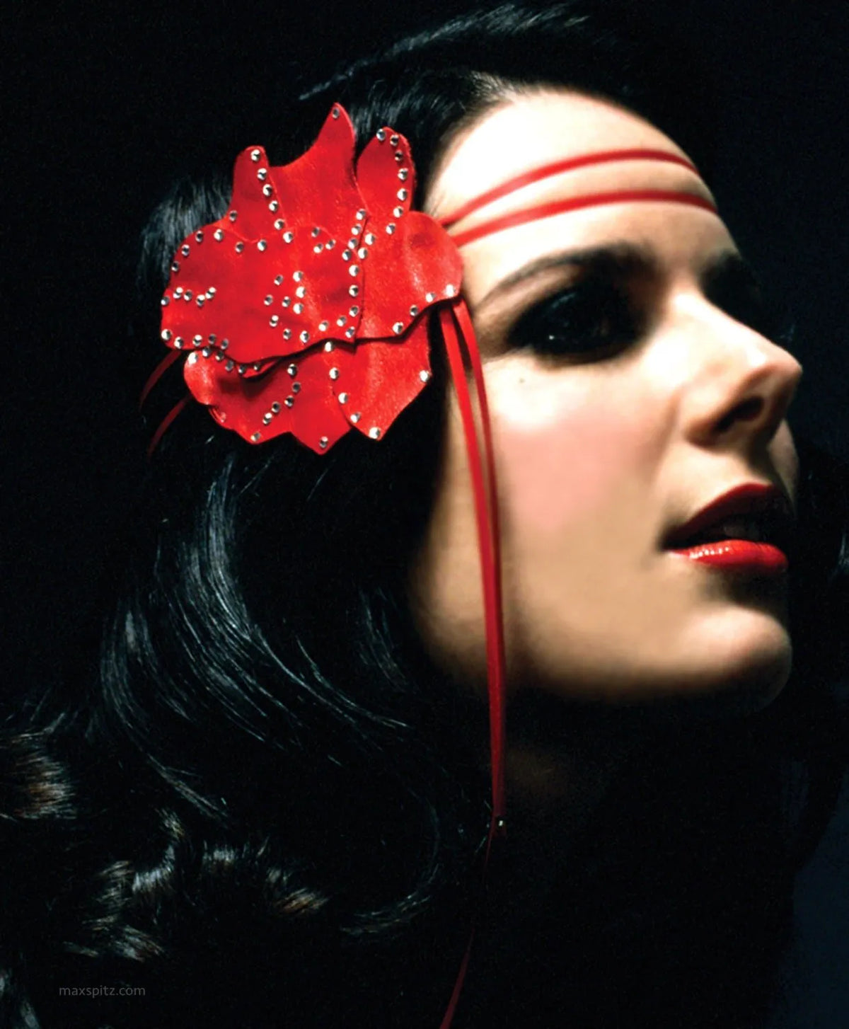 LILY ROSA Wrap Choker Lariat Hairband Wristlet Multi-Functioning