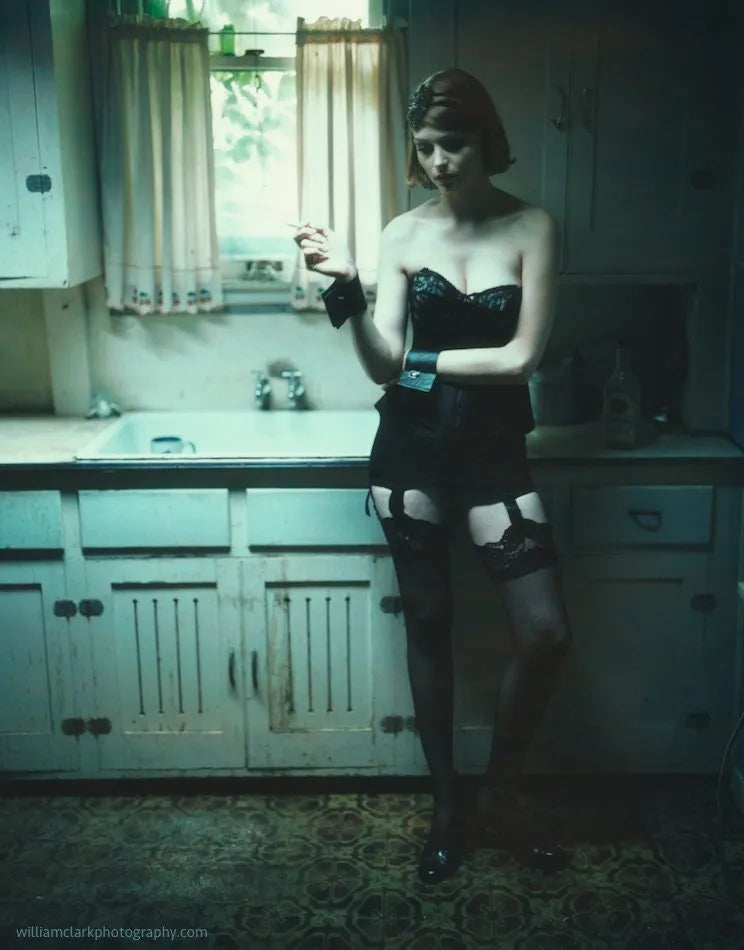 LILY ROSA Wrap Choker Lariat Hairband Wristlet Multi-Functioning