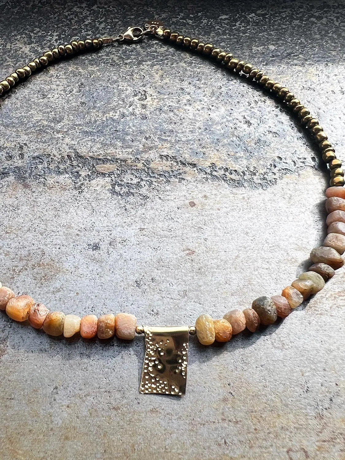 LOGAN Yellow Sapphire 14K Gold Pendant Necklace (App. 80 Carats)