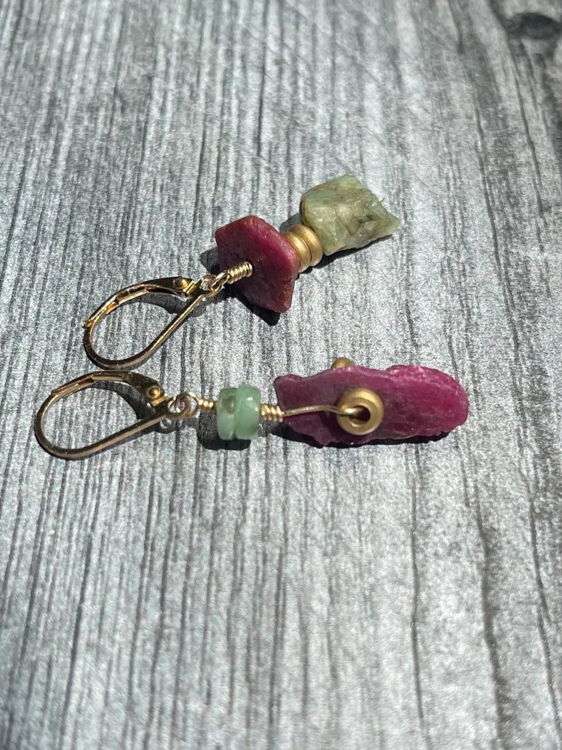 LUCY Earrings Inspo Ancient Greco-Roman Jewellery Ruby Emerald