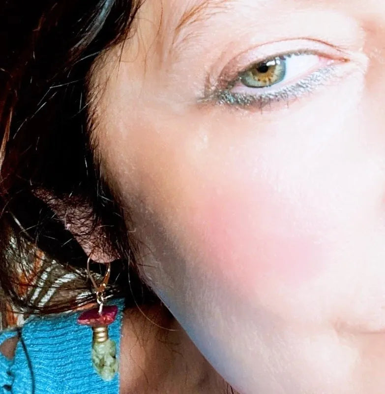 LUCY Earrings Inspo Ancient Greco-Roman Jewellery Ruby Emerald