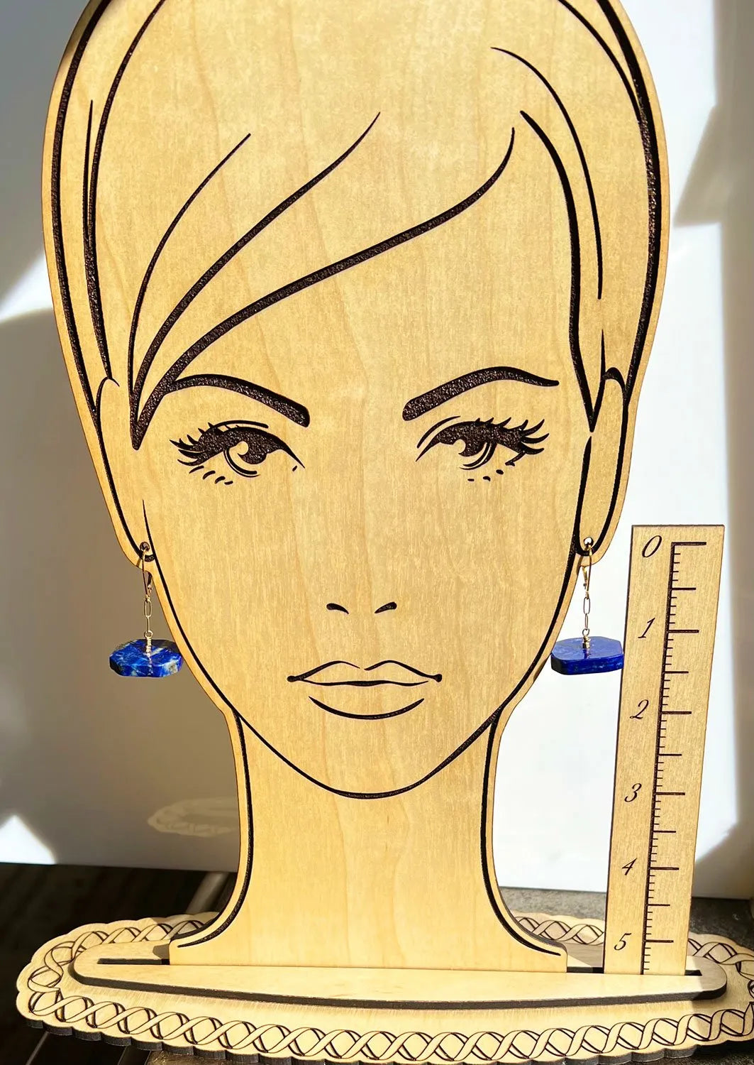 OLIVER Earrings Lapis Lazuli 4K Gold Or Sterling Silver