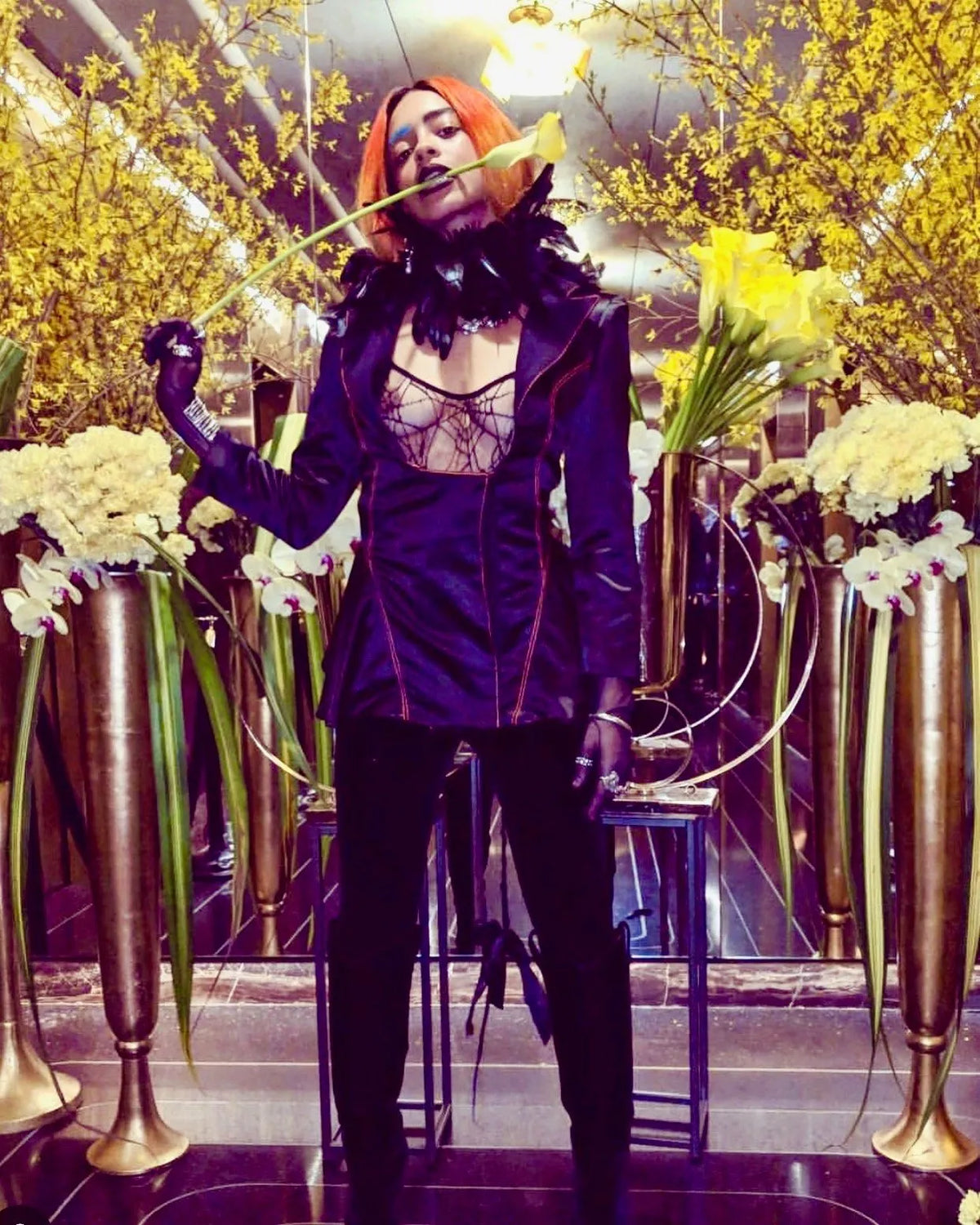 PARIS Feather Collar Shoulder Warmer Crown Necklace Multi-Functioning