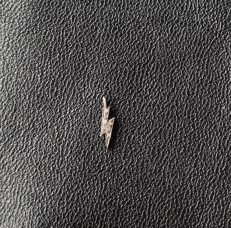 RIGEL Diamond Earrings Encrusted Star Lightning Bolt Charms Bowie