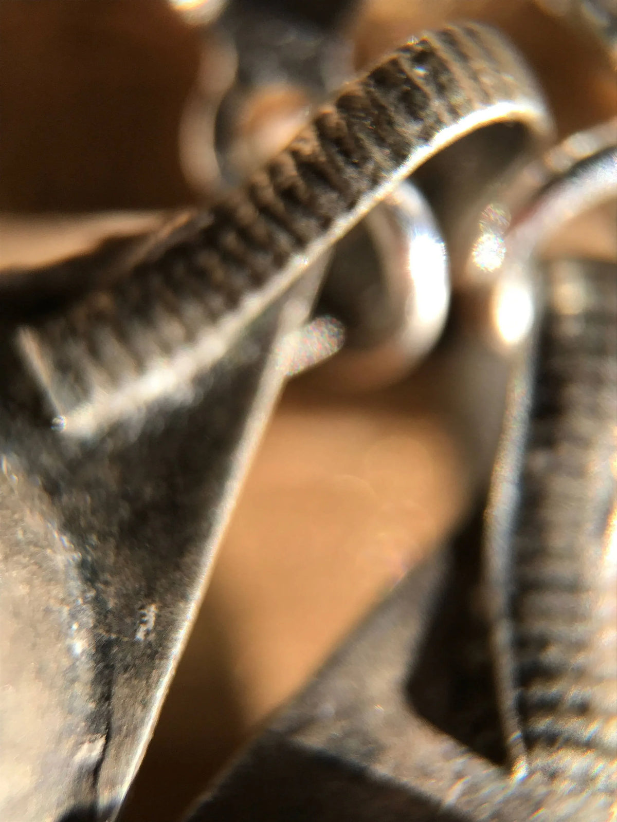 SAWYER Flutter Earrings Rare Kuchi Tribal antiquities Gilt Silver