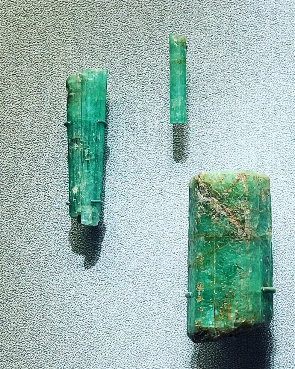 SHELBY Asymmetrical Earrings Emerald Pyrite Rose Quartz Tribal Boho