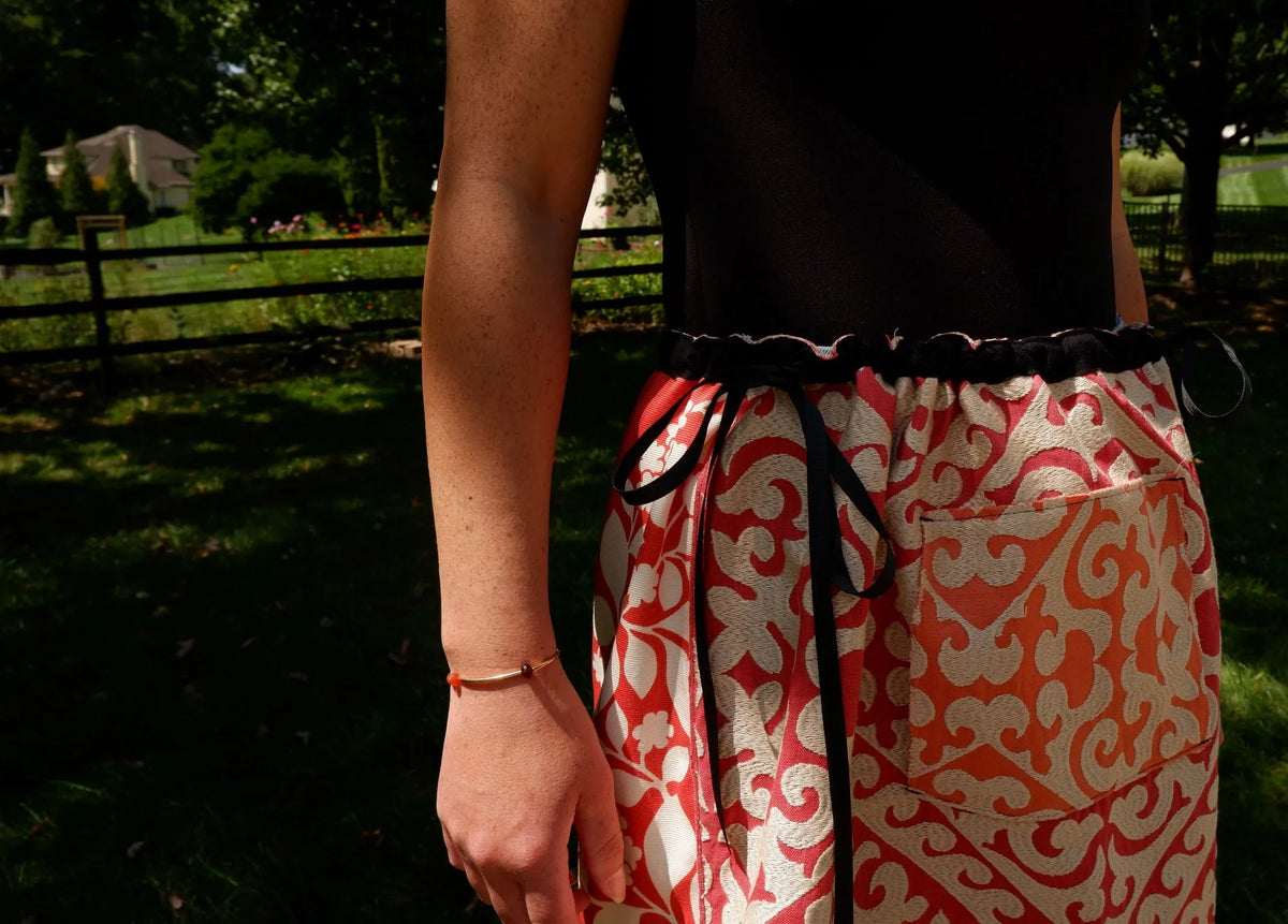 SILAS Golden Bracelet Emeralds Garnet Carnelian 14K Gold