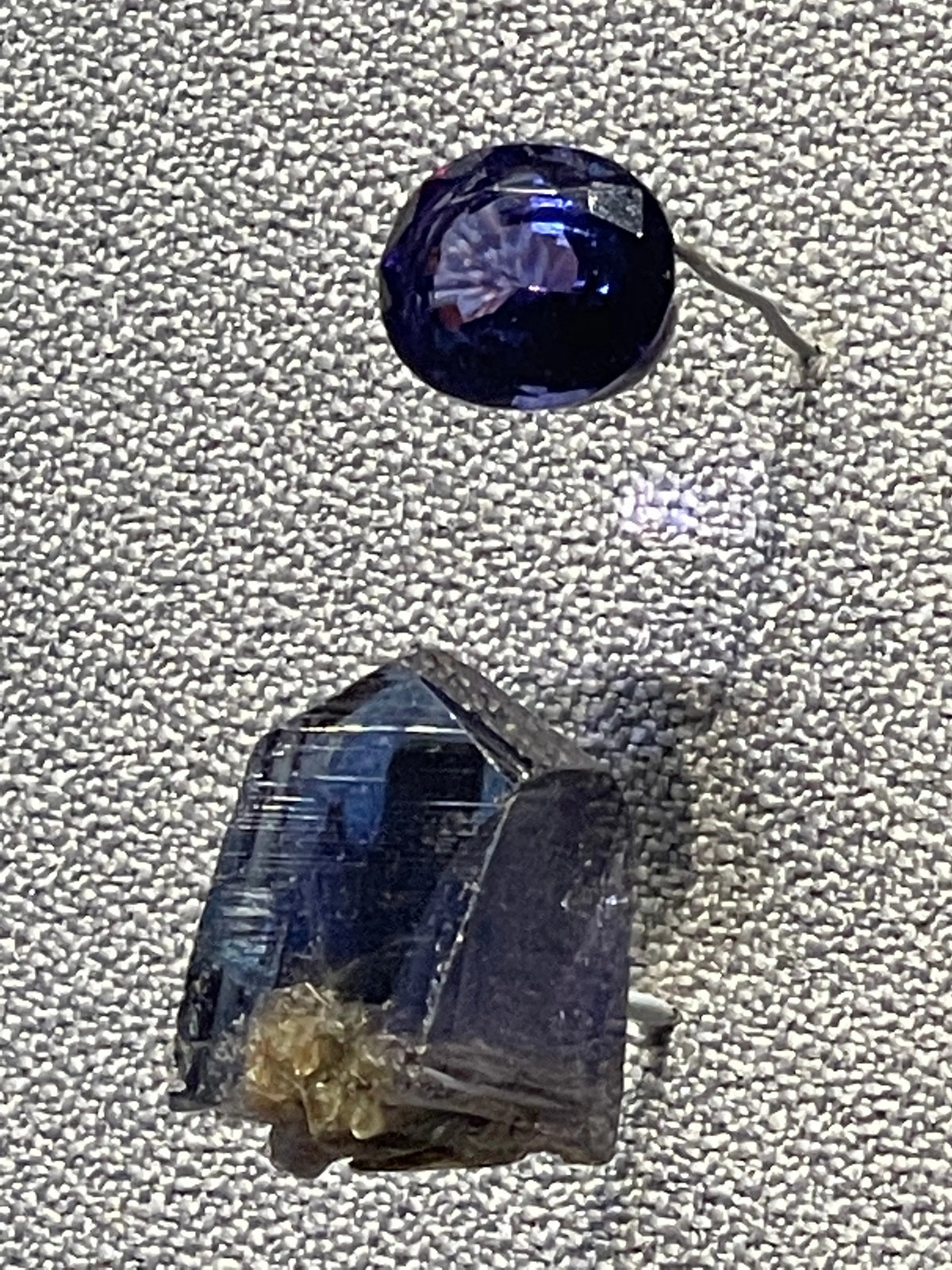 SUNDIAL Necklace Tanzanite Emerald Pyrite Pink Sapphires Heirloom