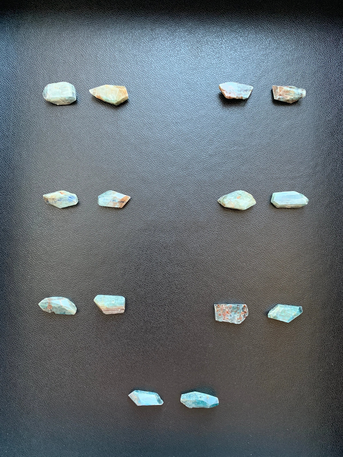 SYDNEY Earrings Dreamy Blue Kyanite Rose Quartz Modern Cottage