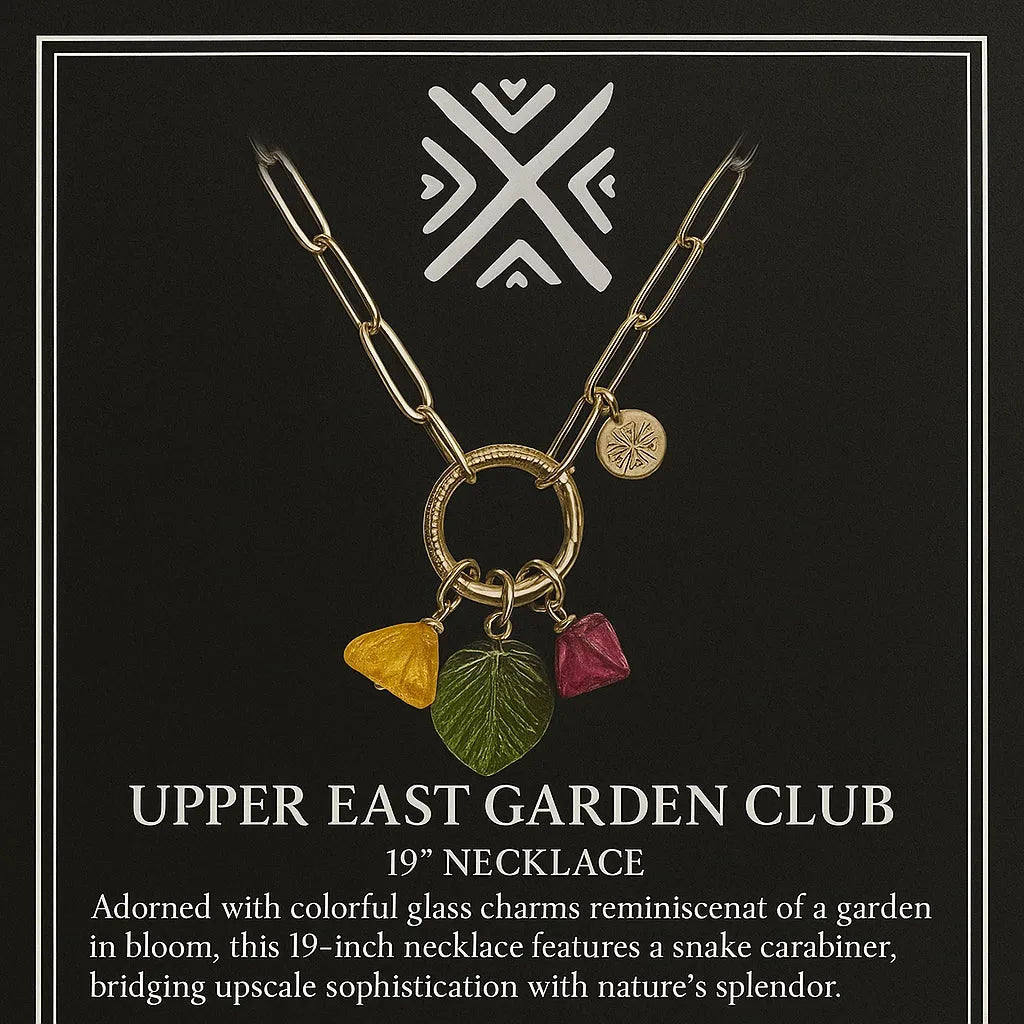 UPPER East Side GARDEN Club Charm Necklace
