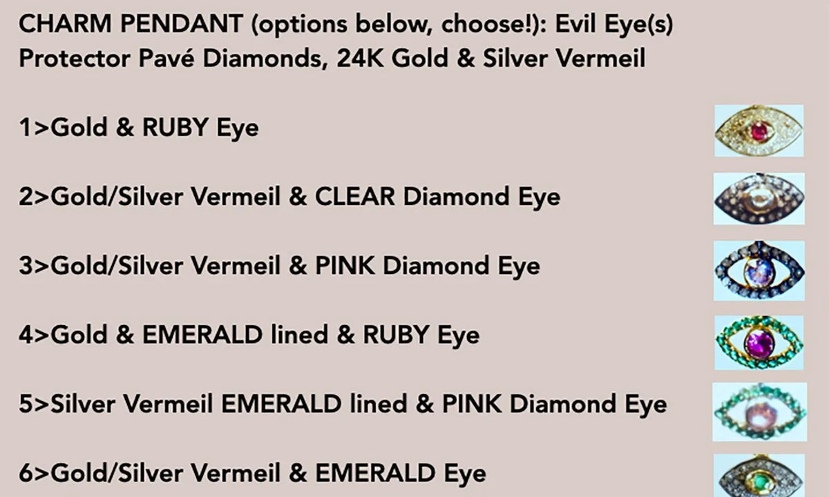 WEDNESDAY Protective Evil Eye Pendent Inspired by Wednesday Addams