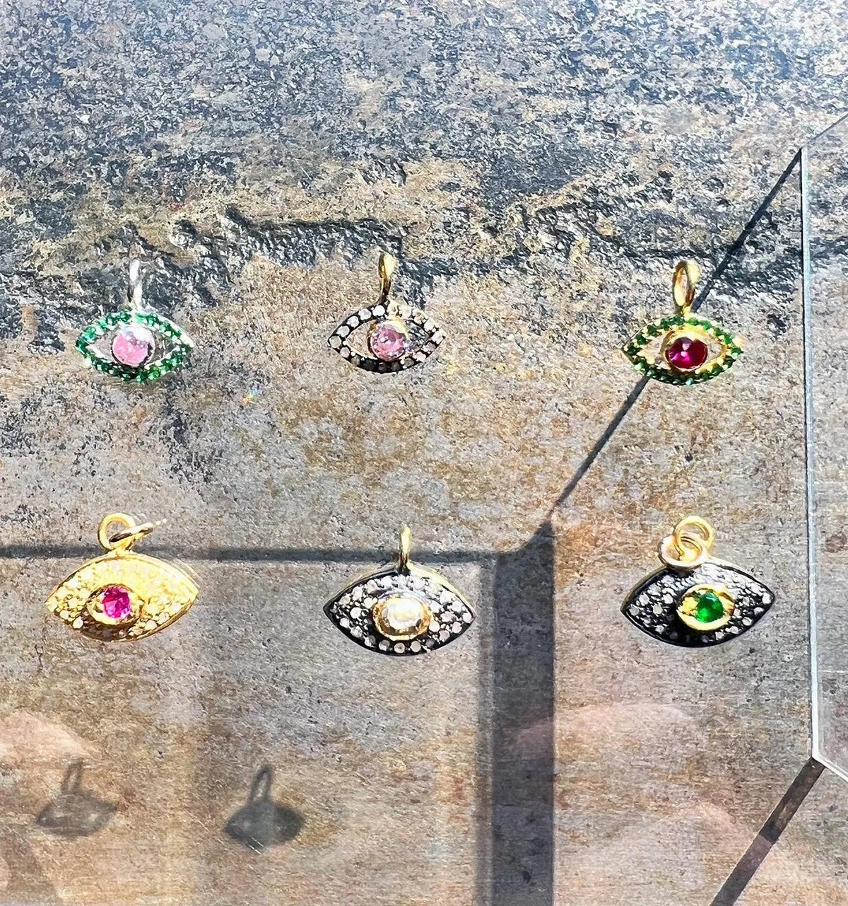 WEDNESDAY Protective Evil Eye Pendent Inspired by Wednesday Addams