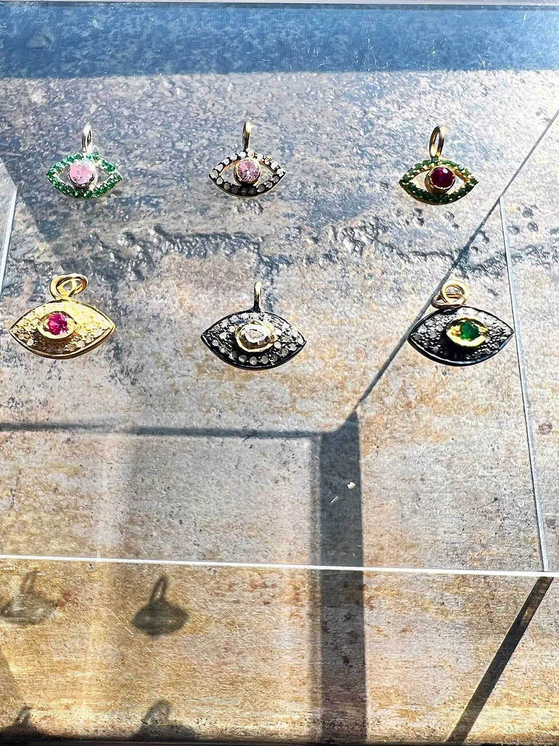 WEDNESDAY Protective Evil Eye Pendent Inspired by Wednesday Addams