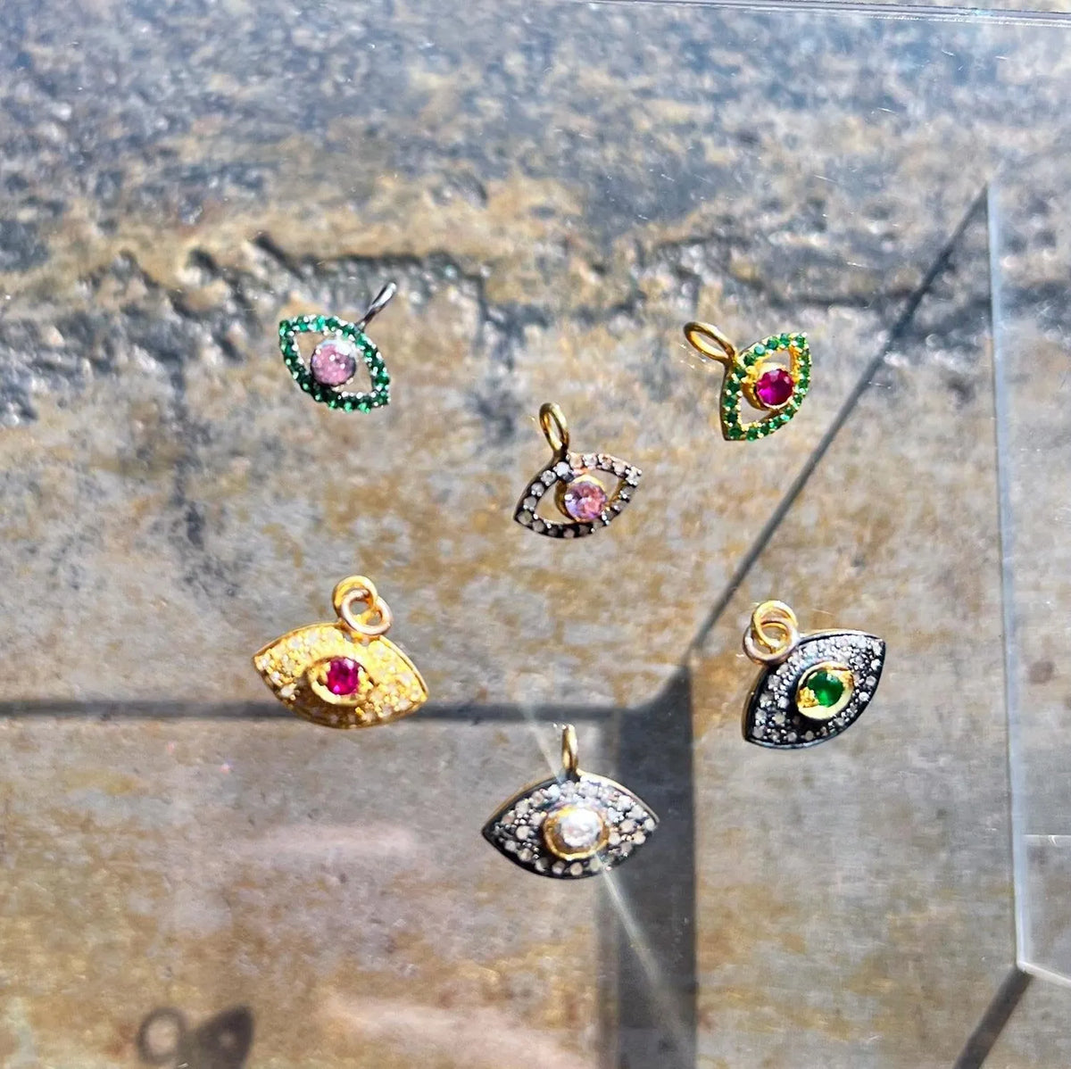 WEDNESDAY Protective Evil Eye Pendent Inspired by Wednesday Addams