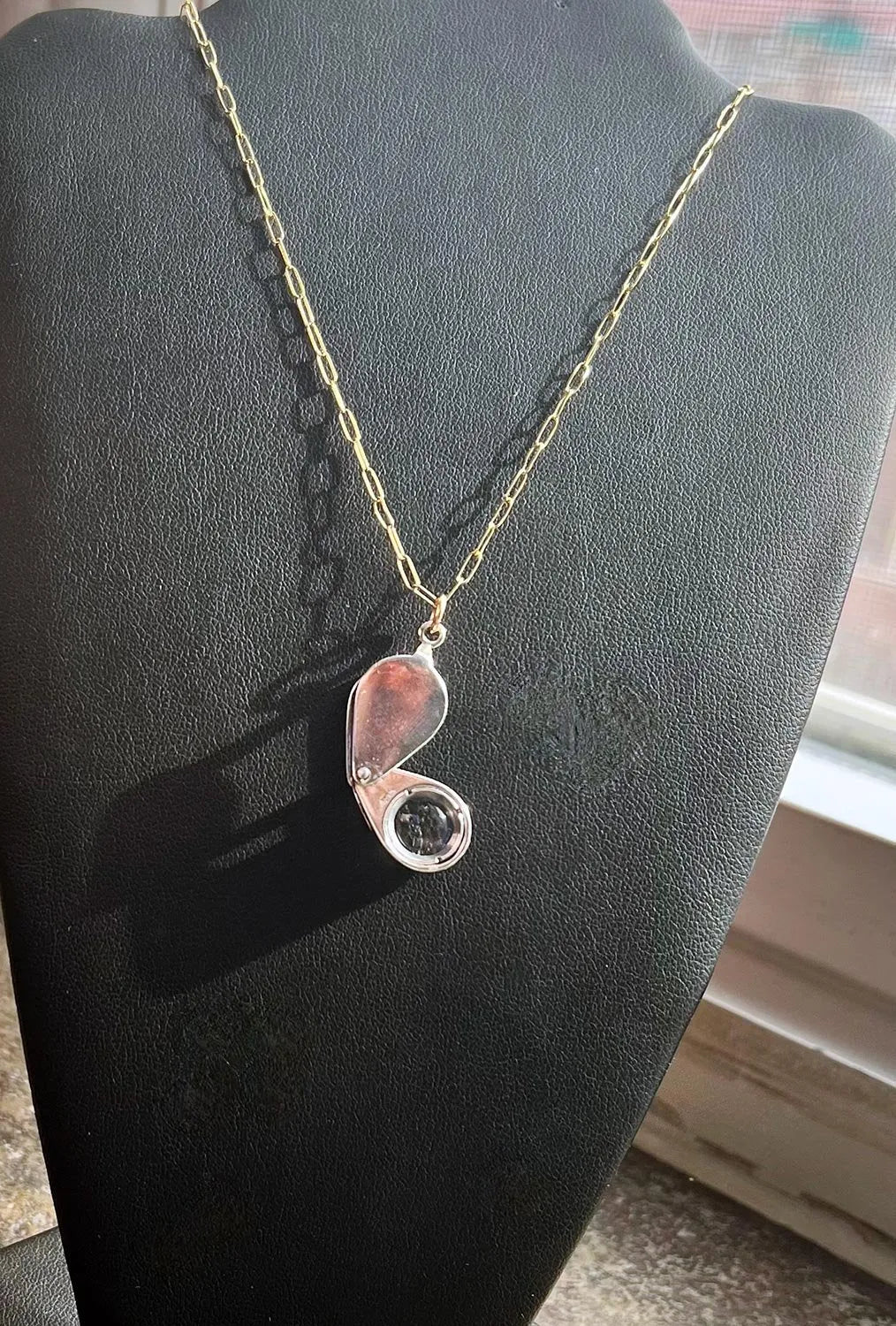 WILDER Mini-Loupe Solid Sterling Silver Pendant Necklace