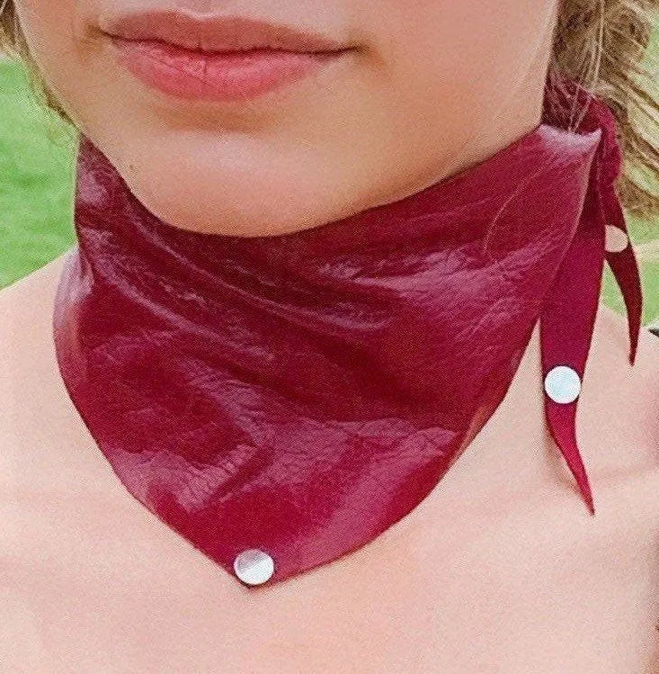 WYATT Cowgirl Choker Cuff Leather Dual Functioning Rocker