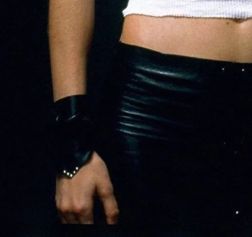 WYATT Cowgirl Choker Cuff Leather Dual Functioning Rocker